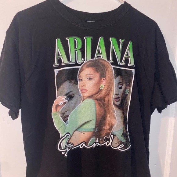 y2ktees on insta ariana grande graphic t-shirt size large - Picture 1 of 3
